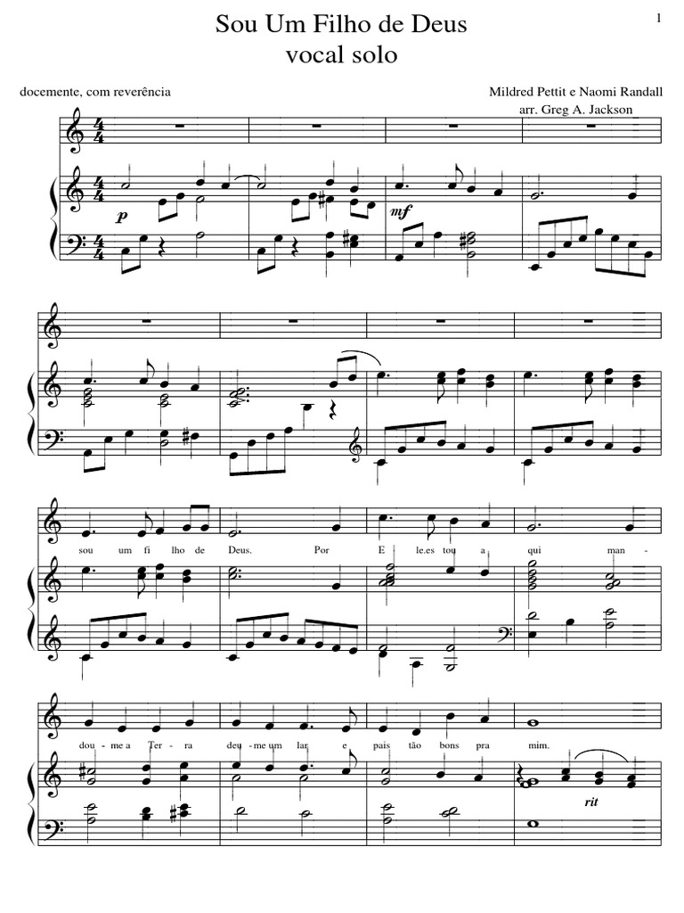 Sou Um Filho De Deus Ok 2014 Pdf