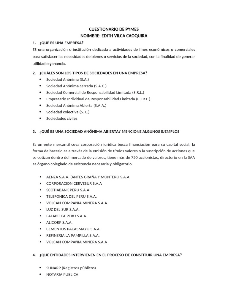 Qu es una empresa pdf