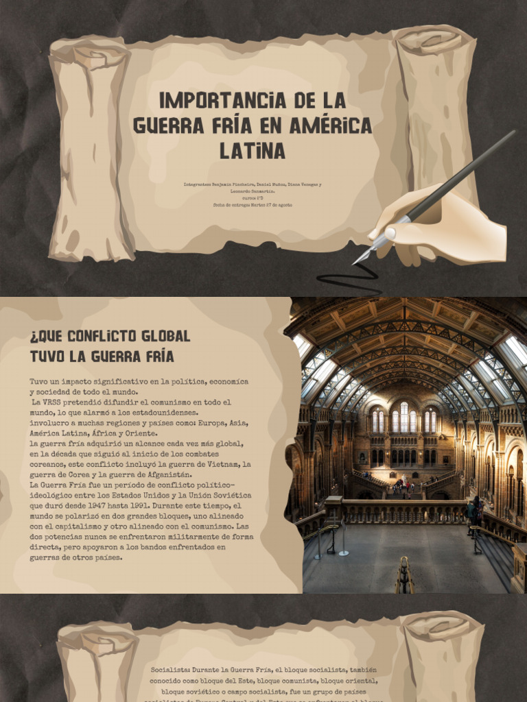 Presentación de Historia Proyecto Trabajo Papel Antiguo Vintage Marrón ...