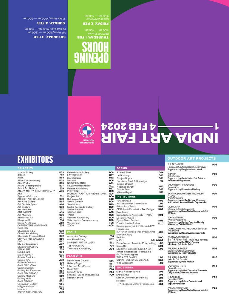 Exhibitor Fair Map Iaf 2024 | PDF