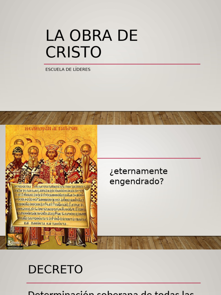 La Obra de Cristo | PDF