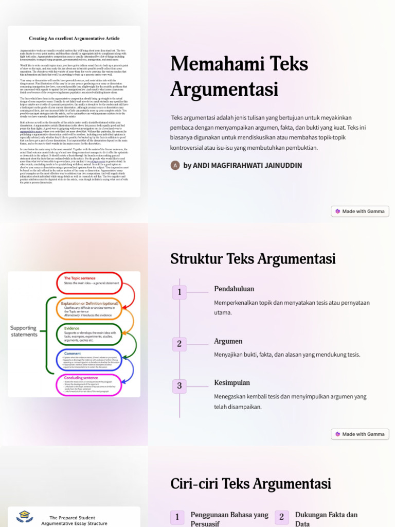 Memahami Teks Argumentasi | PDF