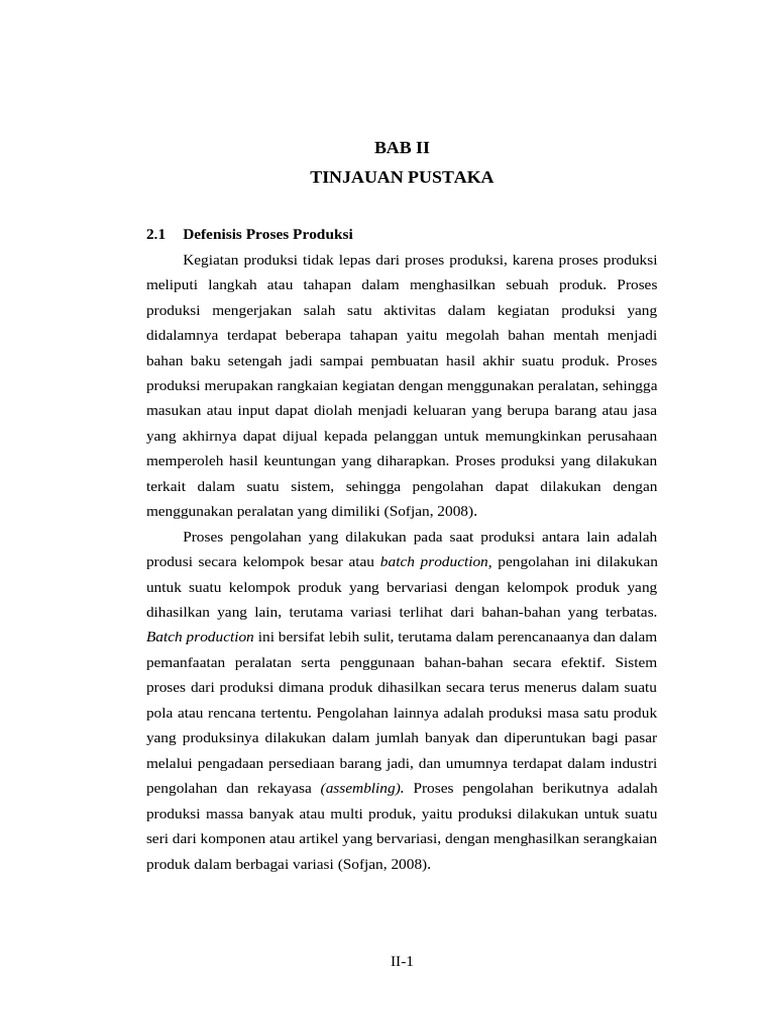 Bab II Tinjauan Pustaka | PDF
