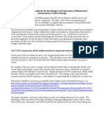 Guidelines and Procedures For The Design and Fabrication of Mechanical Components in Senior Design