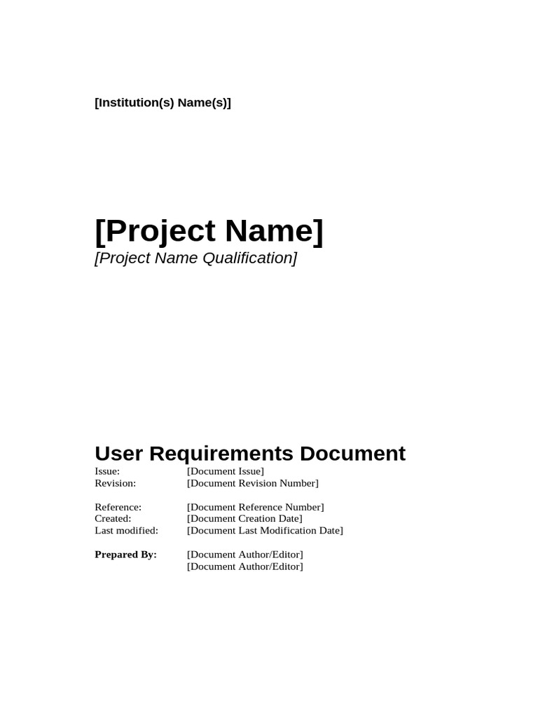 URDTemplate | PDF