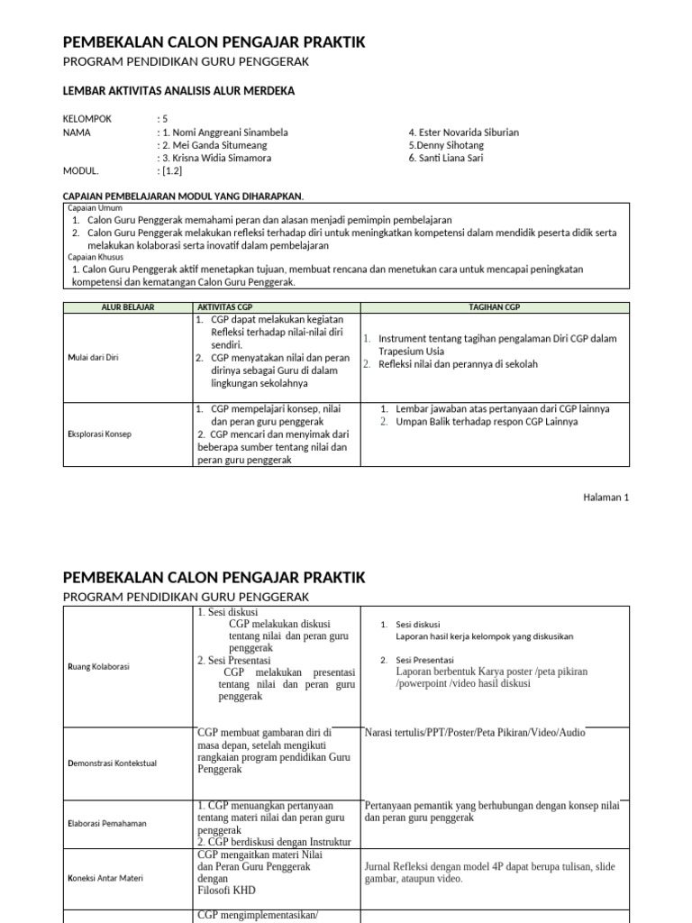 LA-Paket-1 Modul 1. 2 | PDF