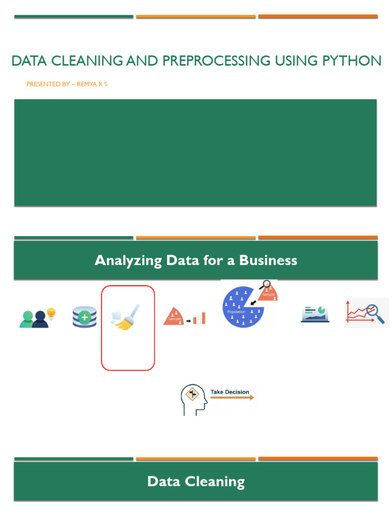Day 3 Data Cleaning and Preprocessing Using Python | PDF
