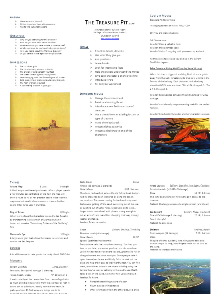 The Treasure Pit | PDF