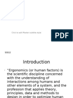 Ergonomics Present A Ion Yash Abhishek Nishant