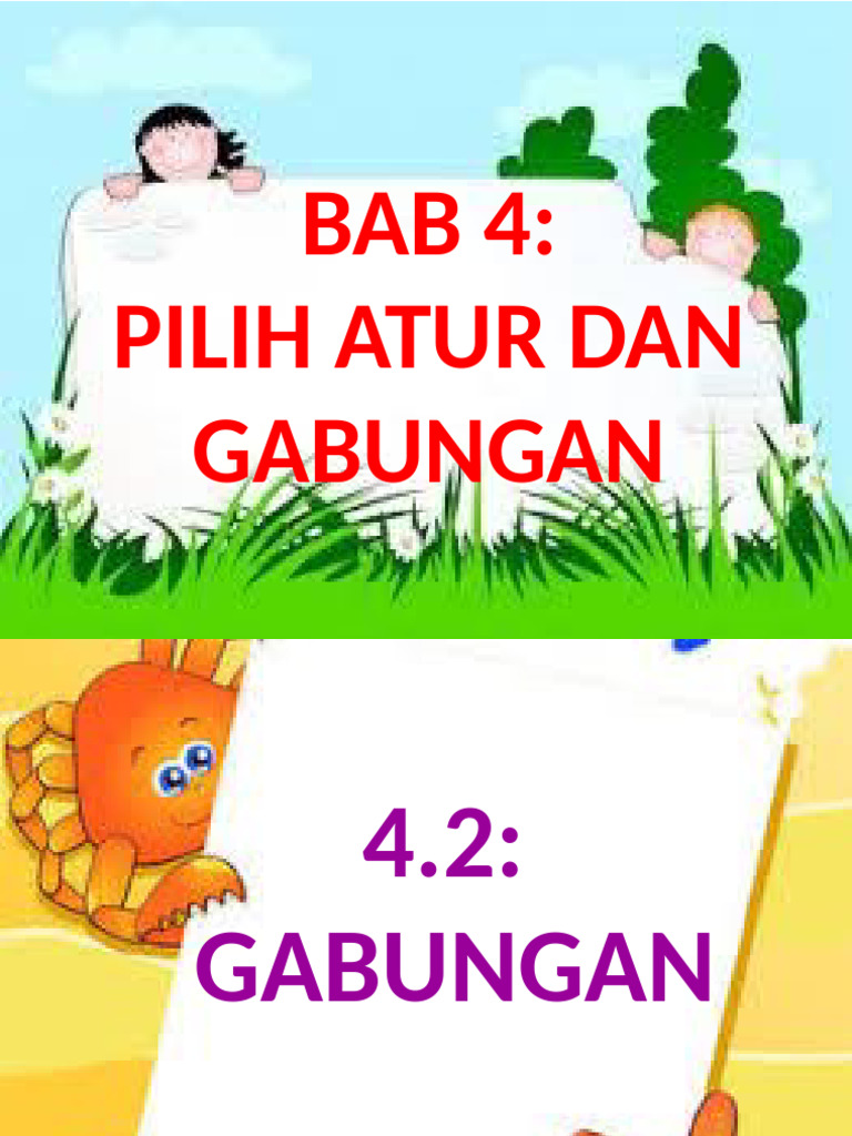 Bab 4 Pilih Atur Dan Gabungan | PDF
