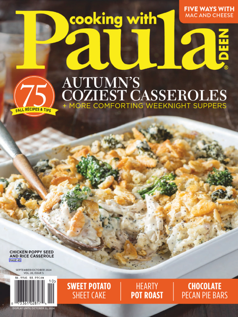 Cooking With Paula Deen 09-10-2024 | PDF | Cakes | Teaspoon