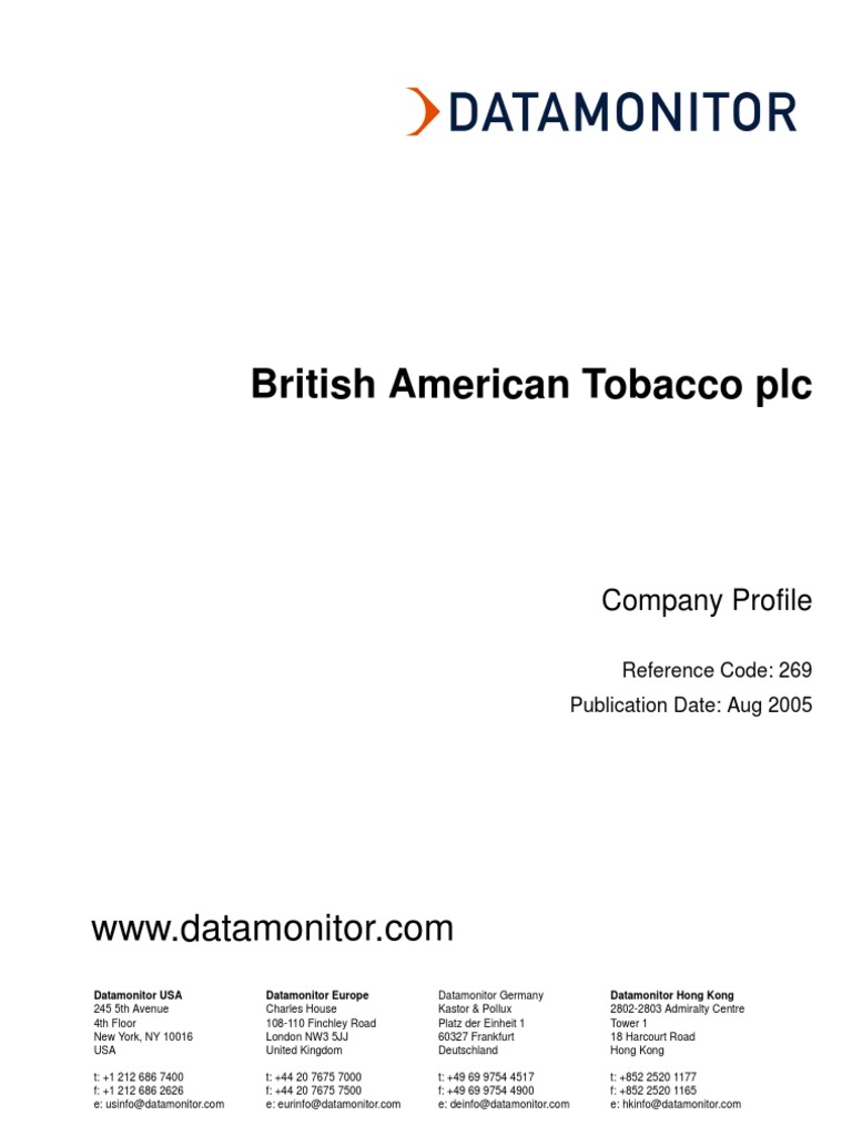 British American Tobacco | PDF | Dividend