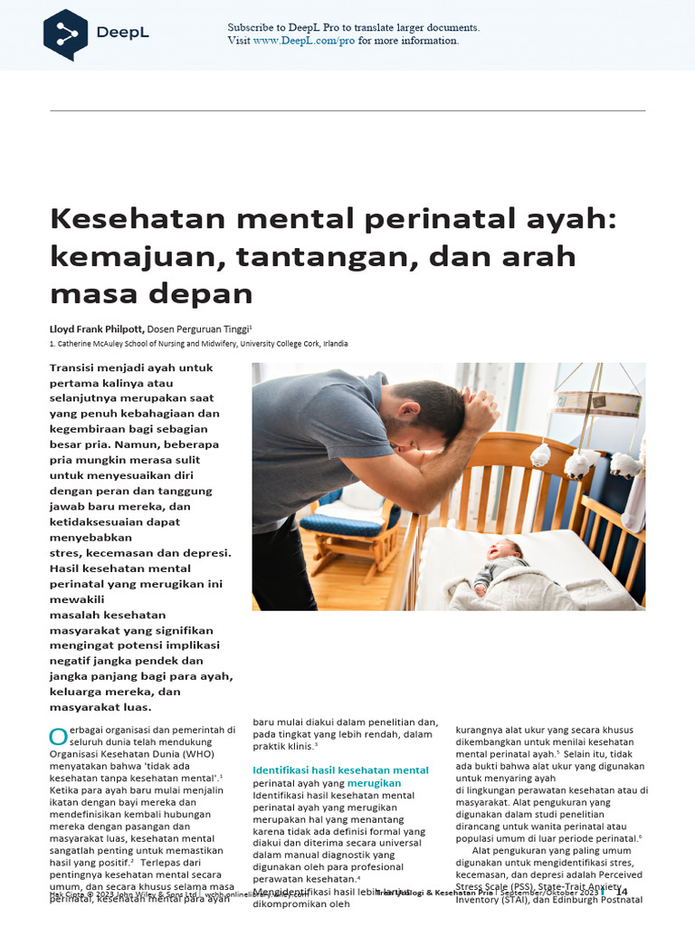 Trends Urol Men S Health - 2023 - Philpott - Paternal Perinatal Mental ...
