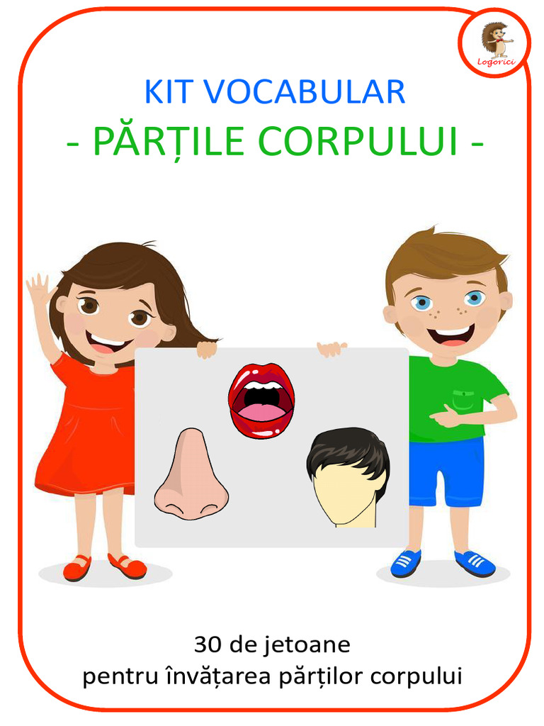 Kit Vocabular Partile Corpului | PDF