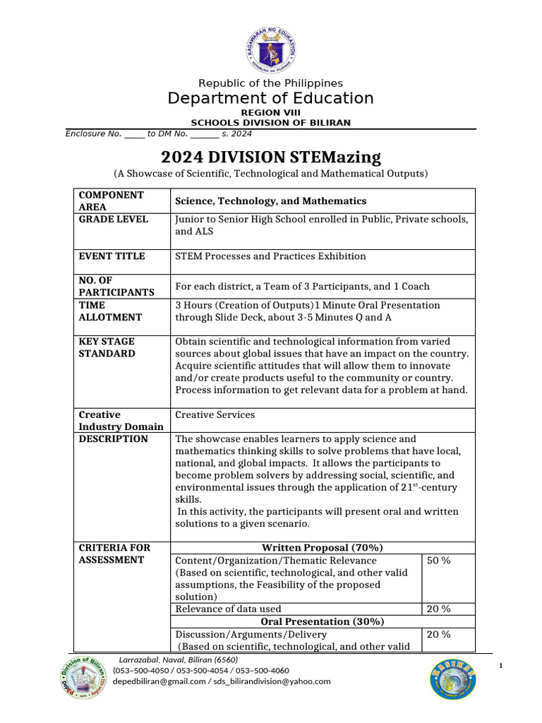STEMazing DFOT 2024 | PDF
