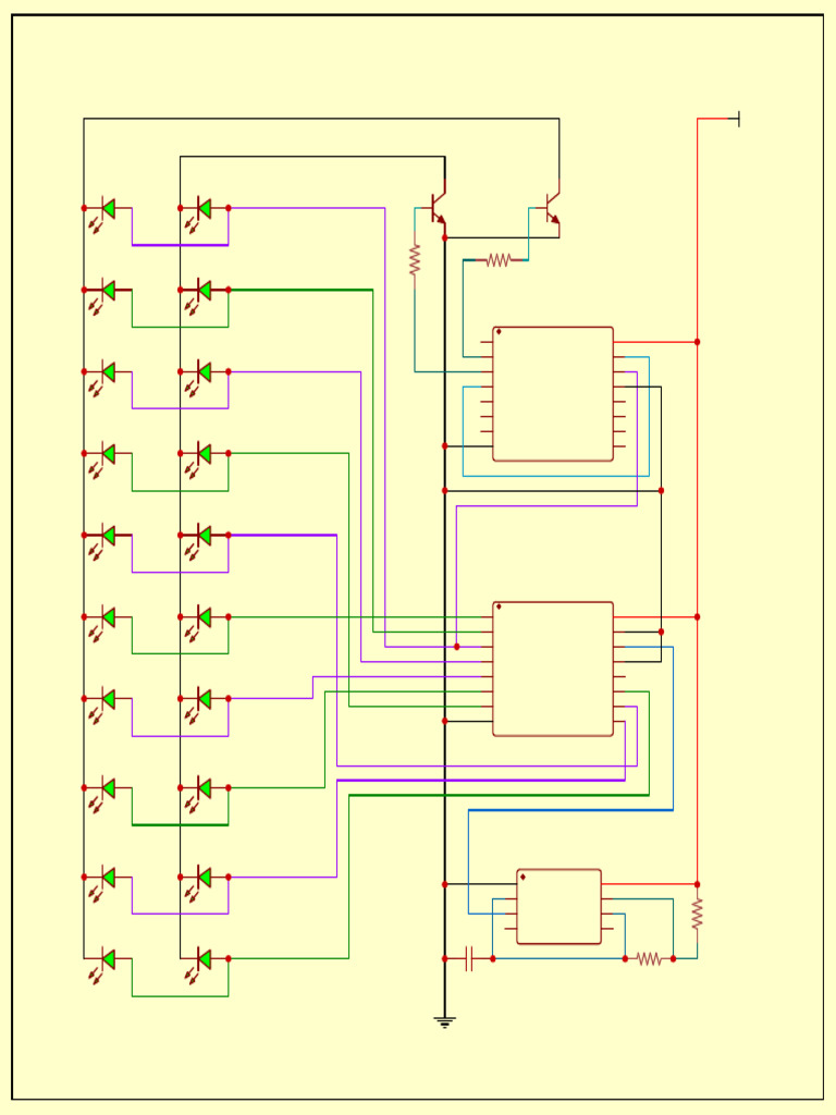 Schematic - The 20 Step Led Chaser - 2022-06-25 | PDF