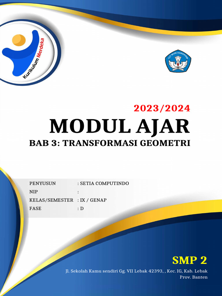 MA Bab 3 Modul Ajar Matematika Kelas 9 | PDF