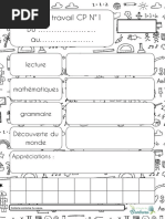 Plan de Travail CP 12 À L'école de Barbara | PDF