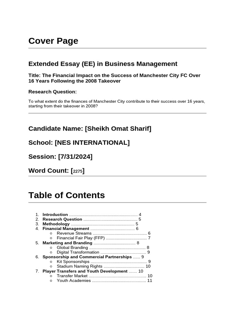 Final Business EE (No More LOL) | PDF