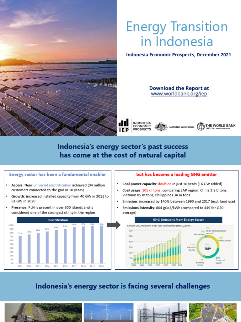Indonesia's Energy Transition Challenges | PDF | Climate Change ...