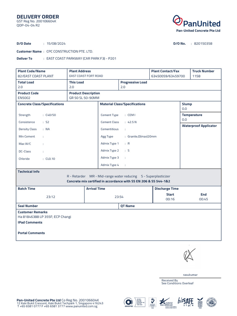 Delivery Order | PDF
