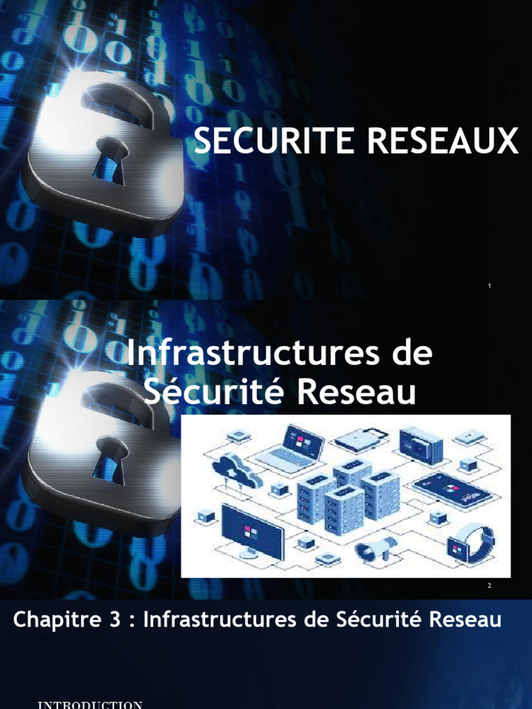 2-Sécurité Réseaux-Infrastructure de Sécurité - + | PDF