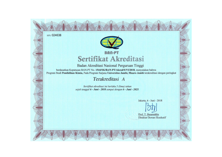 Akreditasi 2018 2023 Pdf