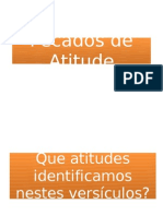 Pecados de Atitude