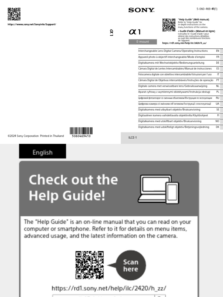 SONY Operating | PDF