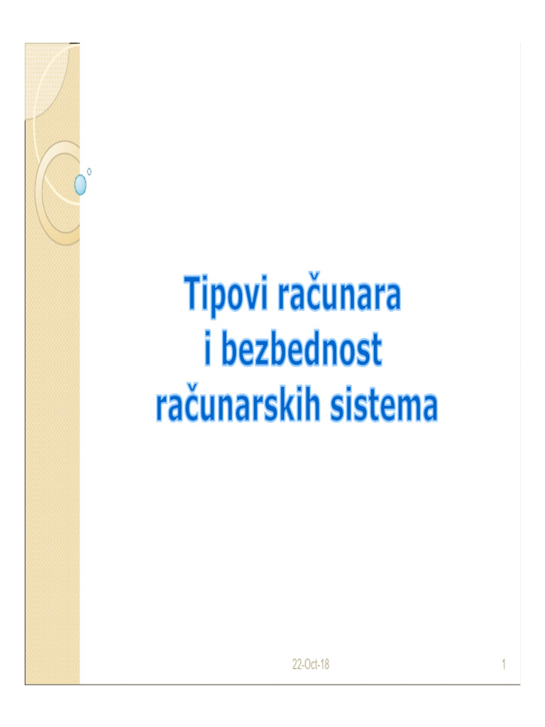 Tipovi Racunara | PDF