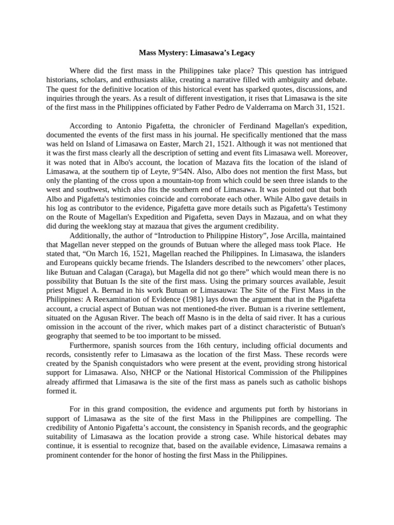 where-did-the-first-mass-in-the-philippines-take-place-pdf