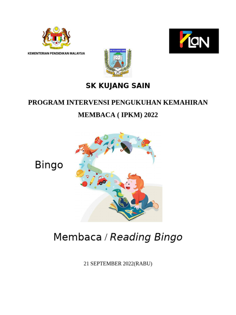 Reading Bingo Program at SK Kujang Sain | PDF