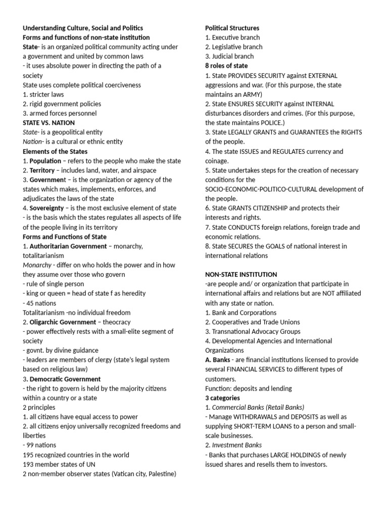 Ucsp Reviewer | PDF