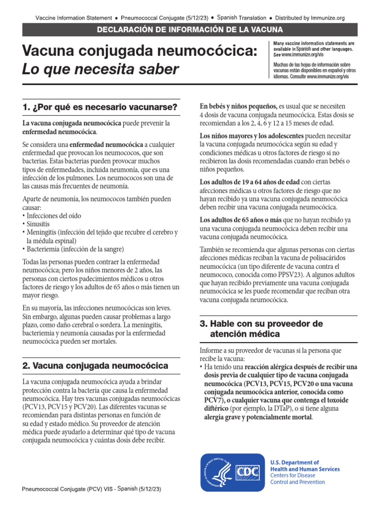 Spanish PCV | PDF