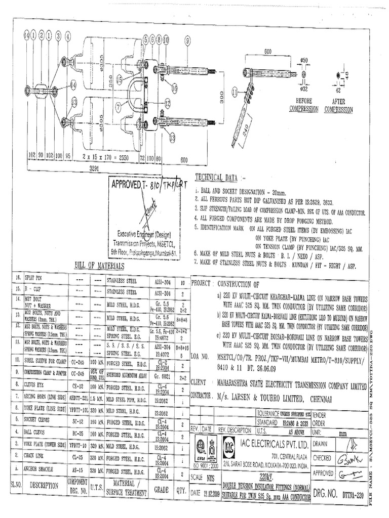 AAAC Conductor DTN DRAWING PDF | PDF