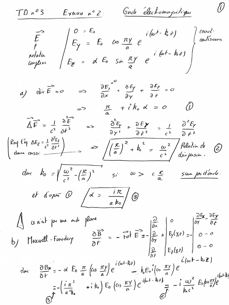 L2S4 Electromag TD3 Ex2 Cor | PDF
