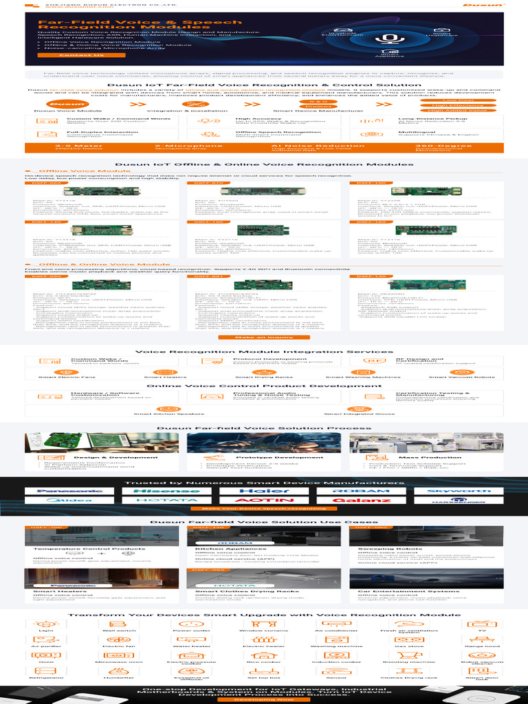 Far Field Voice Speech Recognition Modules | PDF | Speech Recognition ...