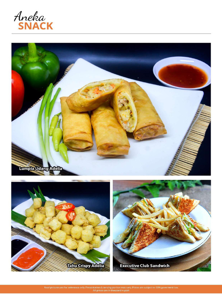 Adelia Menu | PDF