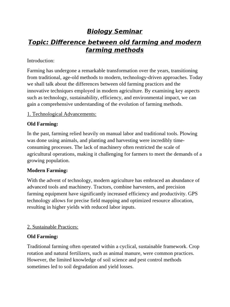 Biology Seminar | PDF