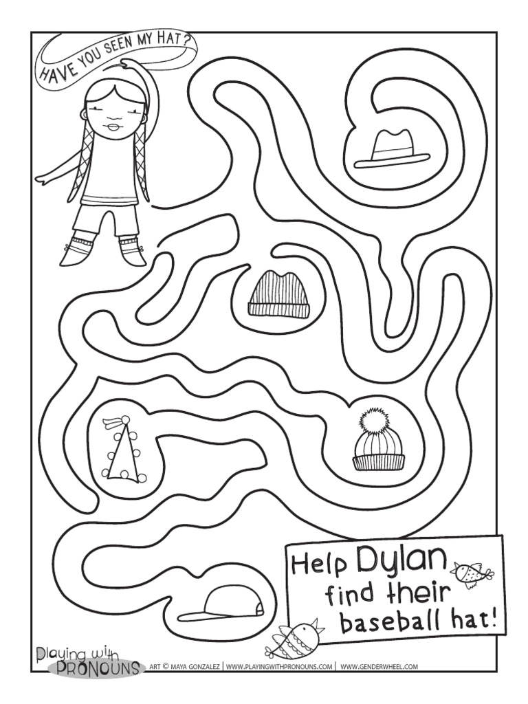 Dylan they maze playing with pronouns gender wheel curriculum pdf