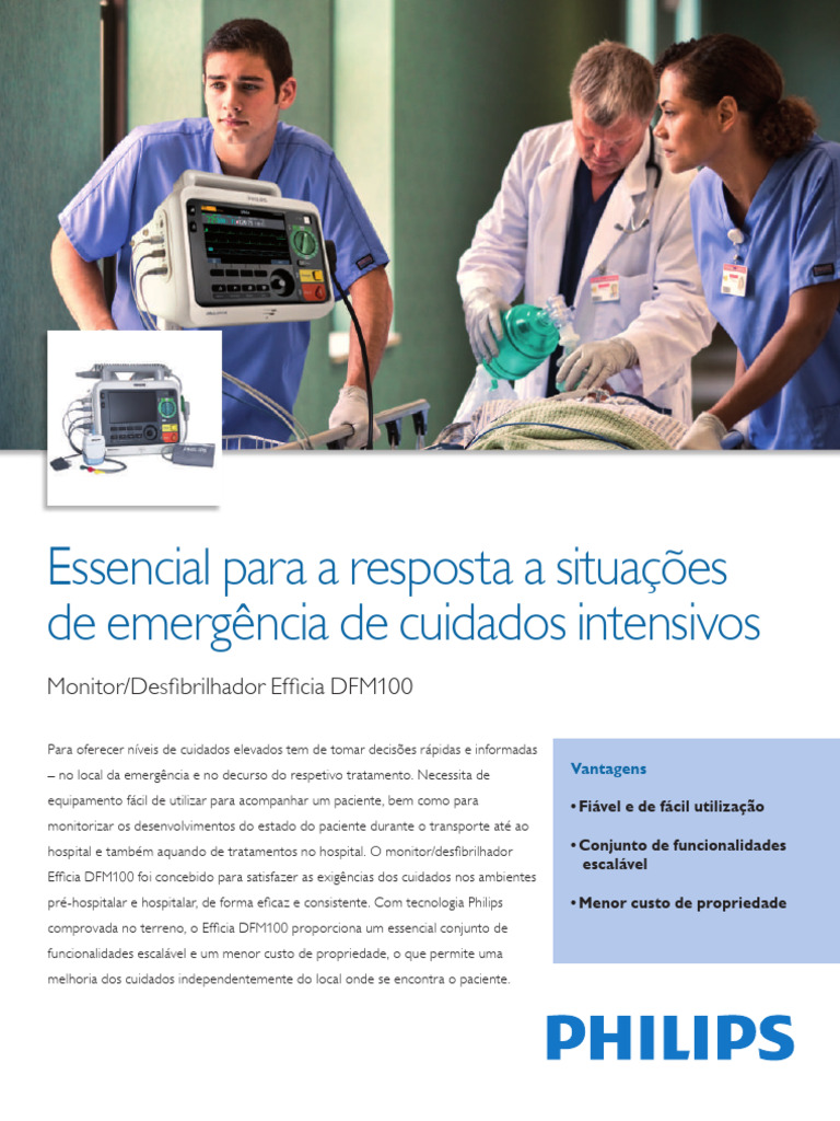 01 - Catalogo Philips Cardioversor Dmf100 | PDF
