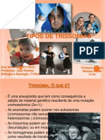 Tipos de trissomias