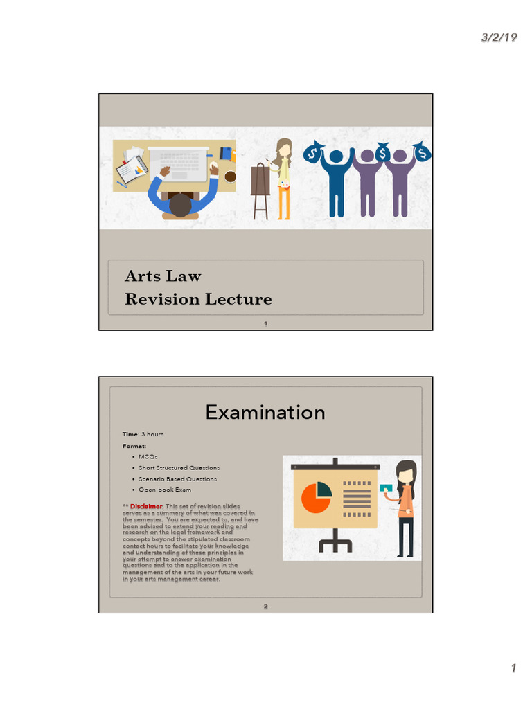 Revision Lecture 2019 | PDF