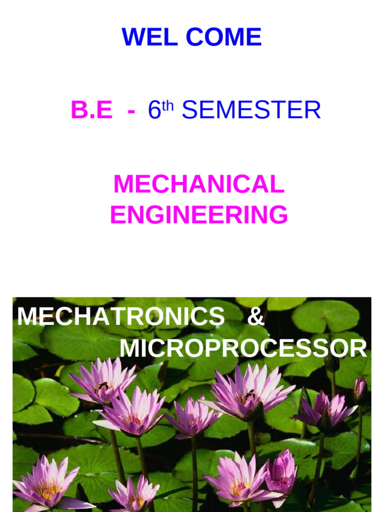 Mechatronics 1 Pdf