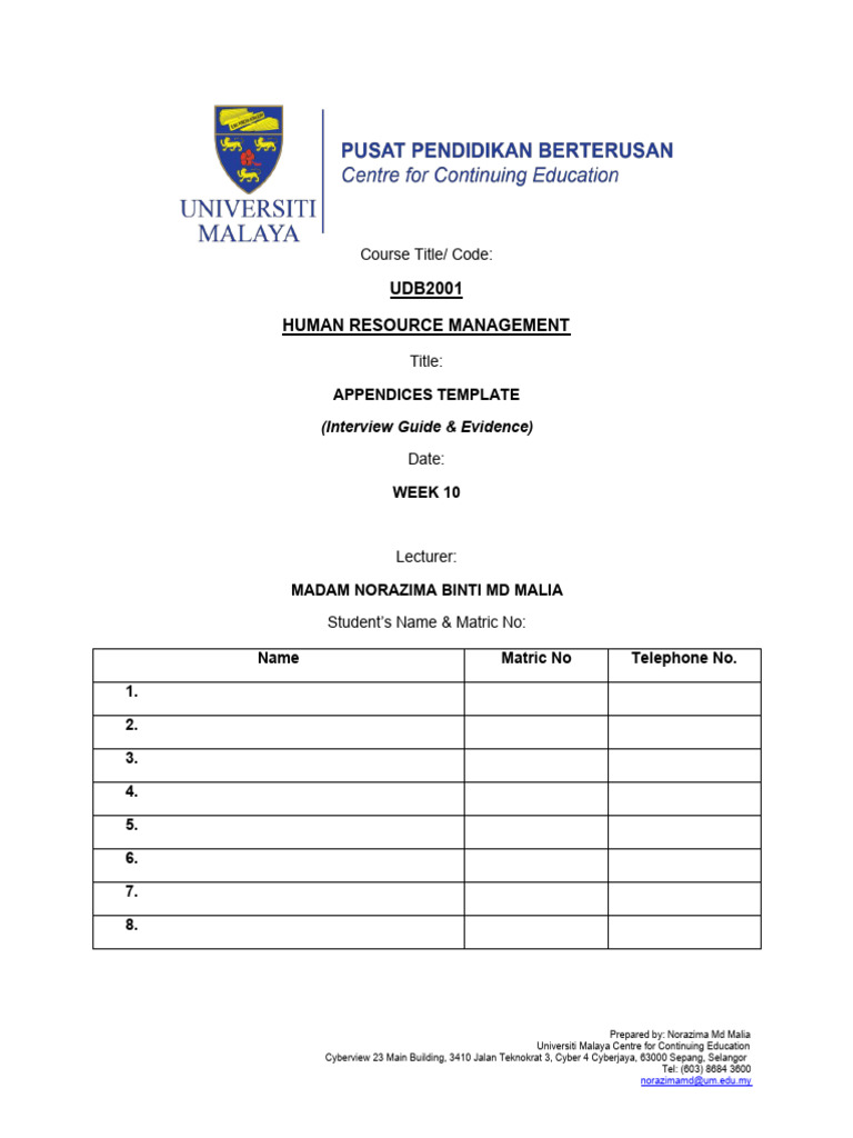 Mla Appendix Interview Format