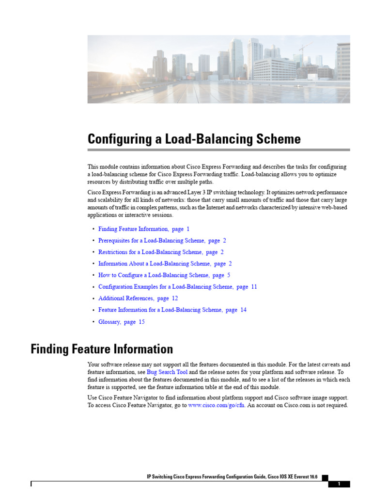 Isw Cef Load Balancing | PDF