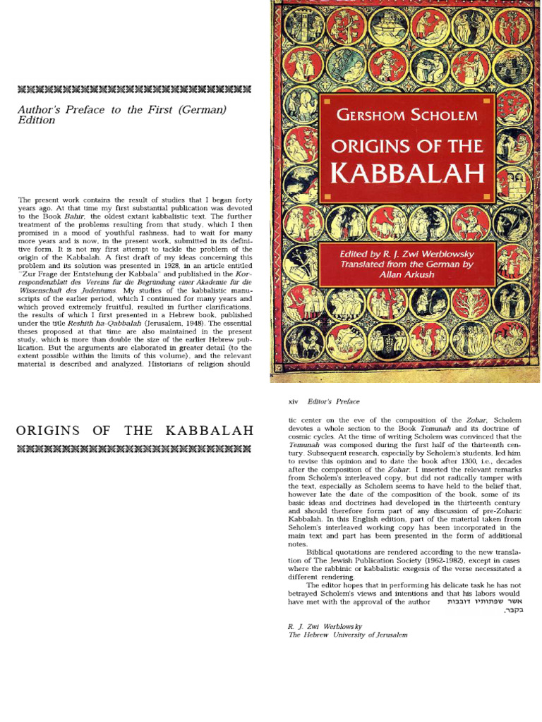 Origins of The Kabbalah-Princeton Univ PR (1987) LIVRO | PDF