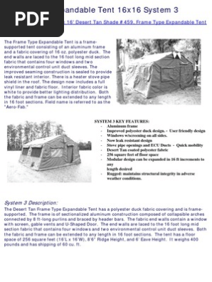 16x16TYIII Tent System