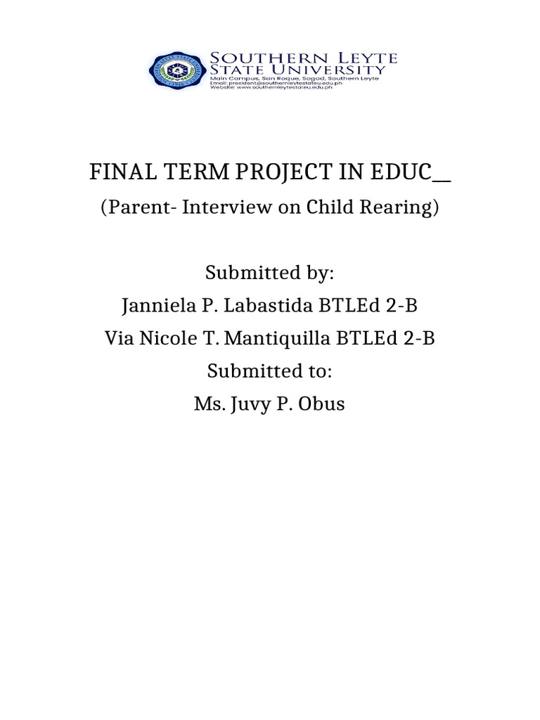 FT Project Interview Guide Questions | PDF