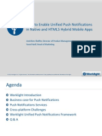 How To Enable Unified Push Notifications in Native and HTML5 Hybrid Mobile Apps